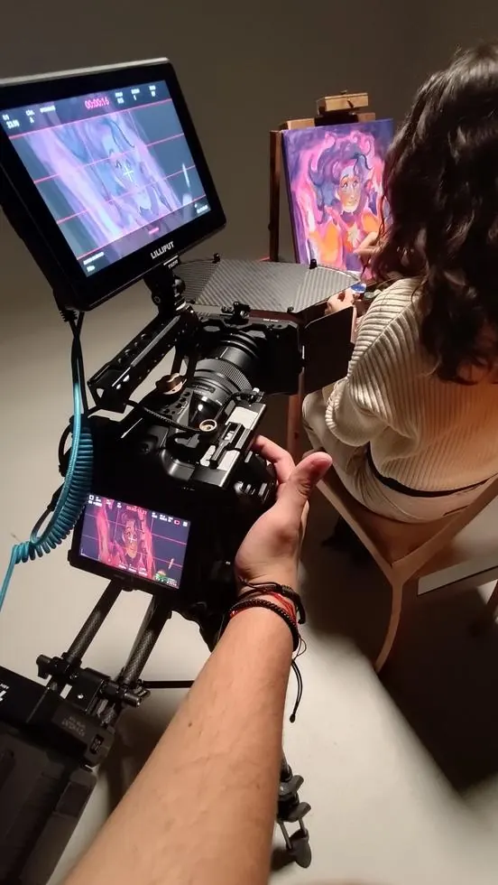 Operando una cámara en rig